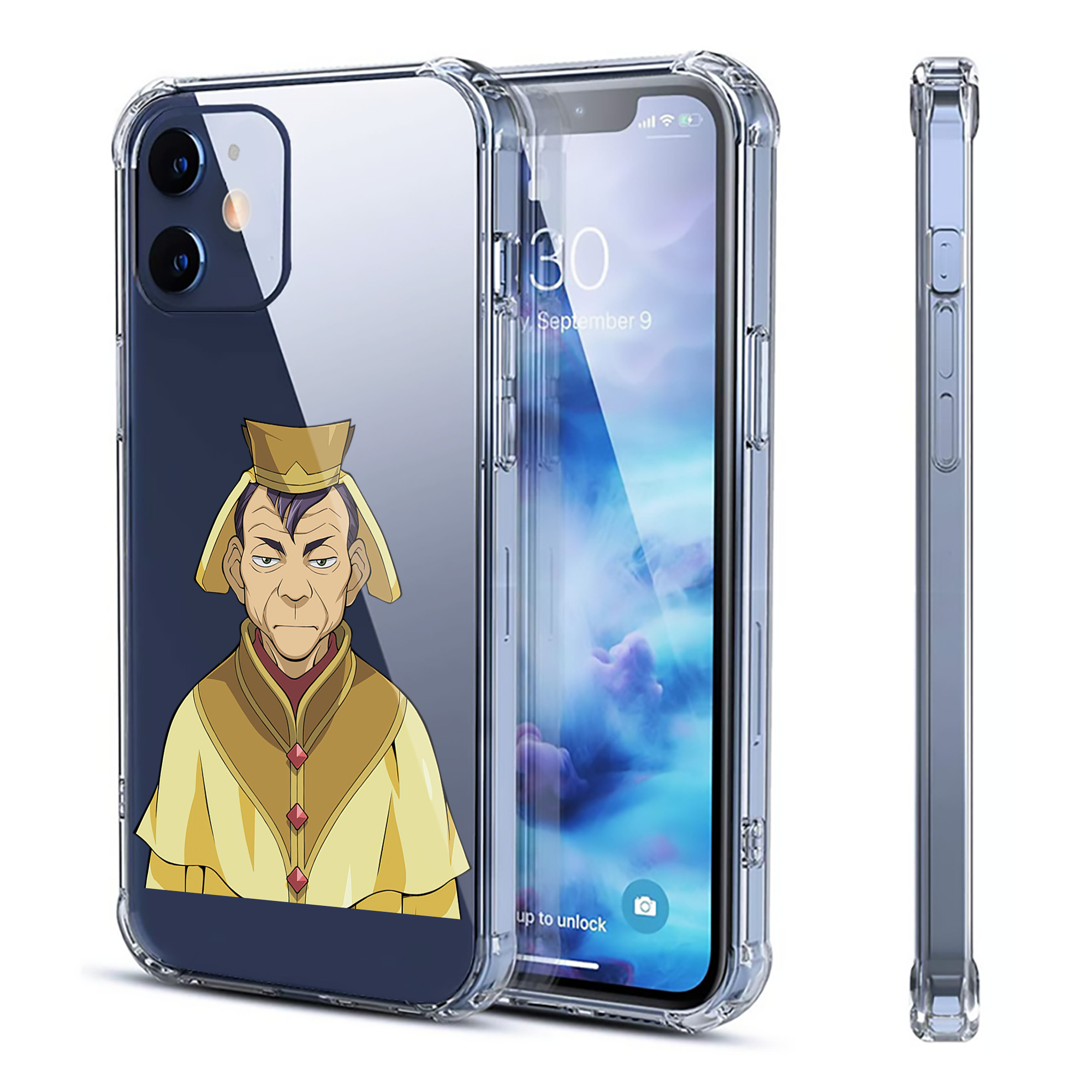 （画像用） 遊☆戯☆王 Yu-Gi-Oh! 【iPhone 12シリーズ対応】透明スマホケース（クリアソフトケース）